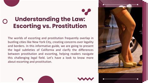 escorting vs prostitution|9.4 Prostitution – Social Problems .